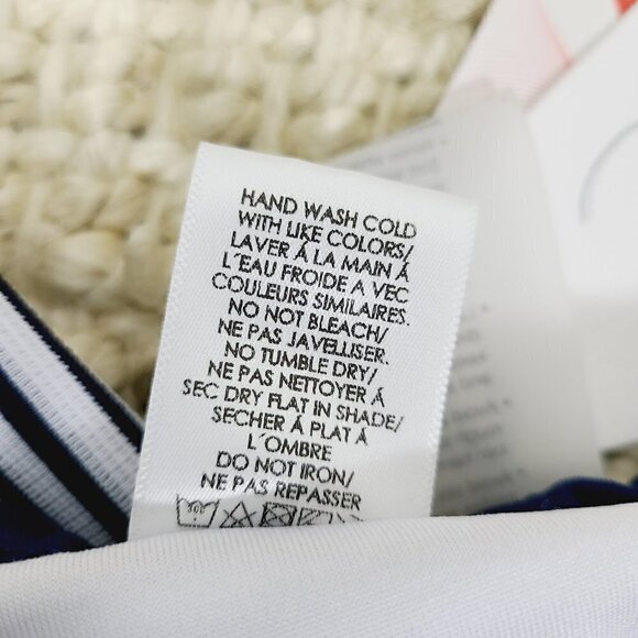 NEW Peixoto Regatta Bikini Swim Bottoms XS Navy Blue‎ White Striped - Picture 5 of 7